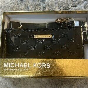 Michael Kors Black Belt Bag